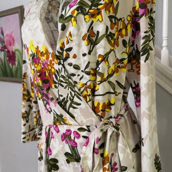 Max Mara Weekend Floral Print Dress Sz L - Picture 5 of 11